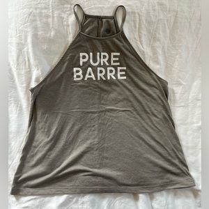 Pure Barre brand high neck tank. Size M